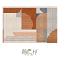 现代简约北欧地毯ins创意几何地毯客厅沙发茶几毯卧室床边毯定制-tmall.com天猫