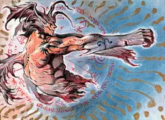 各个名家作家绘制的恶魔人插画_看图_少年jump吧_百度贴吧