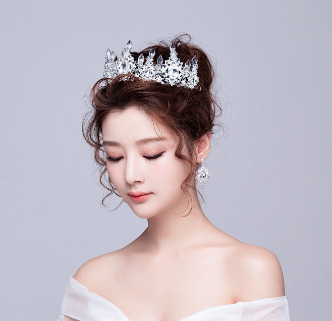 禁止商用后果自负新娘发型新娘造型婚礼发型酶法甜美梦幻新娘美妆婚纱