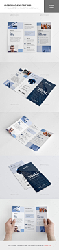 Modern Clean Trifold - Brochures Print Templates