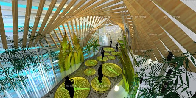 植物馆，绿色城市展厅，生态低碳城市展馆，...