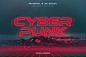 10款80年代赛博朋克效果文字样式 Cyberpunk 80s Text Effects插图(7)