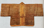 唐代 法门寺地宫出土的红罗蹙金折枝花半袖