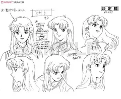 EVA新世纪福音战士旧剧场版和动画人物设计（3）葛城美里 - 哔哩哔哩