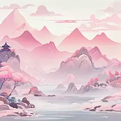 岁月斑驳 时光静好｜水墨古风插画背景图
美是意境 源于心境
#高清壁纸 #治愈系 #禅意山水 #禅意 #粉色系#治愈系风景 #插画 #治愈系插画 #山水  #手机壁纸#禅意壁纸 #意境 #唯美古风 #超现实主义  #数字艺术 #中式意境 #奇域AI #美图分享#底图