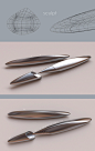 Writing Pen Concepts by Norm Edwards at Coroflot.com : A range of pen concepts modelled in Rhino and rendered in Vray.