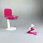 3D打印的双人篮球玩具，模型文件可在https://myminifactory.com/cn/  下载。设计师 Simone Fontana #教育# #玩具# #模型# #科技# #3D打印# #儿童# #创意# 
