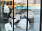 Slow Commerce, The Indo Projects, Chicago, window display, eco design, sustainable design, green design, make believe, to go cups 