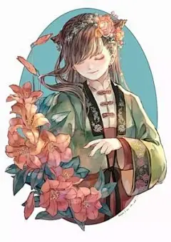 动漫人物手机壁纸·古风