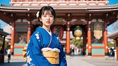 生成日本和服照片 - 豆包