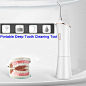 Ipx7 Waterproof Oral Irrigator Water Flosser Rechargeable Dental Cleaner