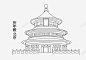 黑白建筑手绘 平面电商 创意素材