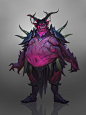 demon concept, Grigory Serov : weird old demon's concept