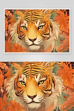 老虎插画的故事与情节-众图网