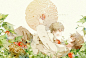【素材】水彩风格漫画人物素材_水彩吧_百度贴吧