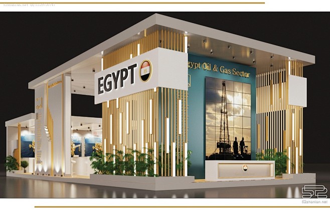 【EGYPT】展台设计分享 - 52展览...