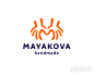Mayakova handmade手logo设计