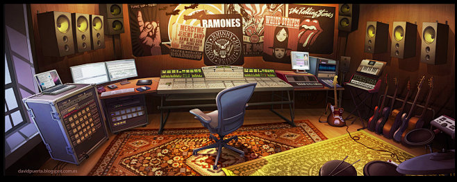 Music Studio, David ...