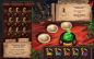 Game Interface Pepper and Carrot : Potion making interface and options menu for a magic platformer "Pepper and Carrot".  Art director Anastasia Astasheva.