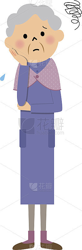 女性老年人,麻烦