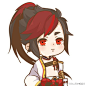 #国人画师推荐# @这么糟糕啊 绘师笔下的阴阳师Q版系列都敲可爱啊！茨木这小表情是看到酒吞了吗w【更多TA的美图戳】O网页链接