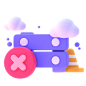 No Playlist  3D Icon