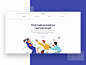 Why Slack Motion slack type hero parallax design web ui layout motion app landing