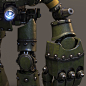 WW2 era Pacific Rim Mech, Ville Ikonen : WW2 era mech to combat those pesky Kaijus. 

This project has been sitting on my HDD for a few years... Luckily there's no better time to finish some old projects than now! It's rigged, textured with procedural mat