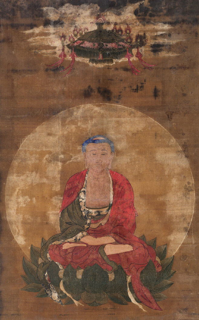 书法绘画佚名释迦牟尼佛图轴120x74厘米收藏遇见艺术67676767