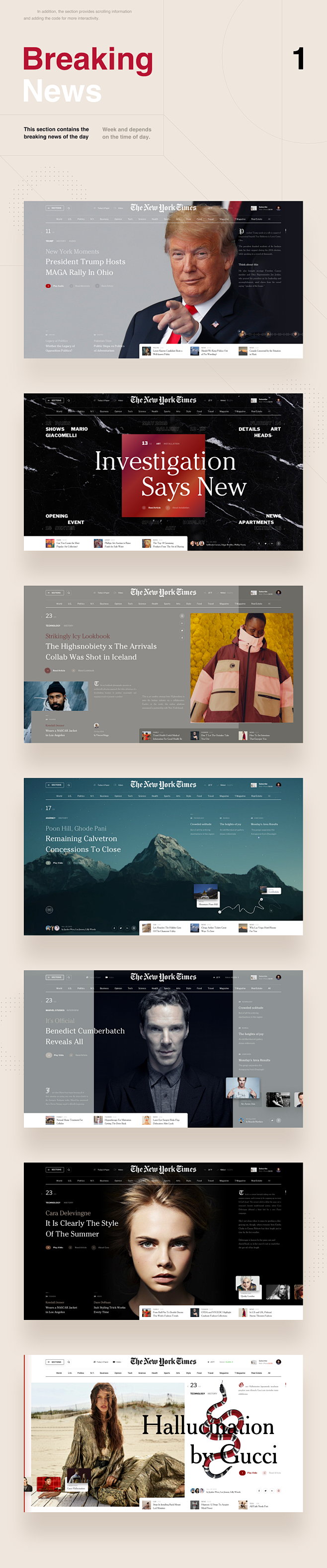 NYT Redesign Concept...