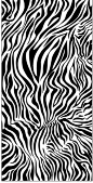 Black and White Zebra Print Beach Towel | Etsy