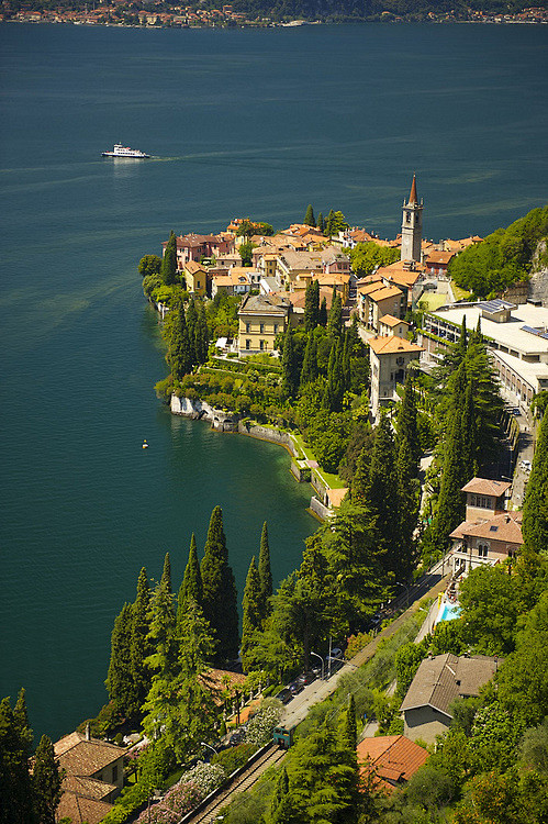 Varenna，科莫湖，意大利 #小清新...