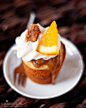 Orange Cupcakes with Brown Sugar Walnut Glaze and Cream Cheese Frosting - Bakingdom