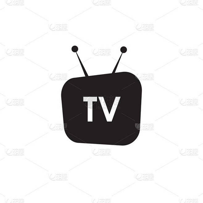 Tv频道图标图标设计矢量模板