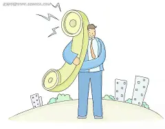 手绘拿着电话机的男人简约时尚插画PSD分层素材|PSD素材|绘画设计|卡通人物|漫画人物|人物插画|手绘人物|水彩插画|3D卡通角色图片|卡通动画角色|卡通角色|卡通角色设定
