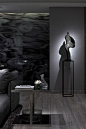 I like the sculpture, and the wall is strangely hypnotic....- STEVE LEUNG DESIGNERS - Project Pages