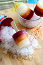 Longan, Mango and Pomegranate Popsicle