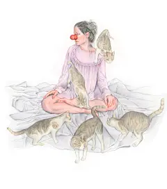 国外人物生活插画---酷图编号9