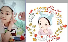 q版头像设计定制真人漫画头像微信头像照片转手绘头像卡通logo-淘宝网