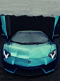 Blue Chrome Aventador 卧槽！