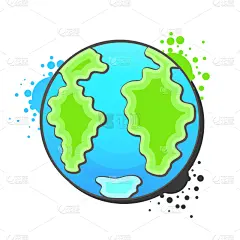 地球日,动物手,白昼,球体,绿色,蓝色,概念,绘制,依靠,庆祝
