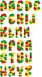 How to make lego letters- indoor recess game?