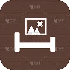 卧室,计算机图标,轮廓,符号,直的,图像,床,矢量,标志,设计