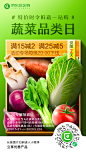 蔬菜品类日促销专题活动海报