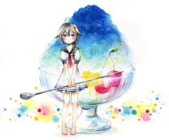 【你最喜欢吃什么味道的？】刨冰特辑 : 草莓牛奶、蓝色夏威夷、抹茶红豆、柠檬、蜜瓜……
一提到夏天的甜点，首先想到的便是“刨冰”了！刨冰是一种将冰块刨成雪花，淋上炼乳、糖浆的冷饮。最近刨冰专卖店越来越受到关注，还新增了芒果、酸奶和提拉米苏等口味，无论味道还是外观都越来越丰富♪
今天就为大家送上让人看了就想吃的刨冰插画特辑。不过别吃太多，刨冰吃多了可是会头痛的哦。