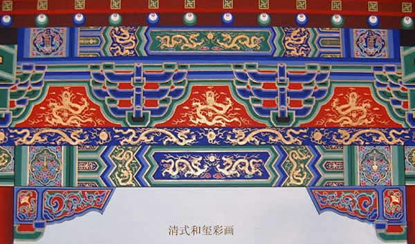 「中国古建筑」雕梁画柱的古代建筑装饰图案-花瓣网