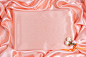 奢华粉红色丝绸背景高清图片