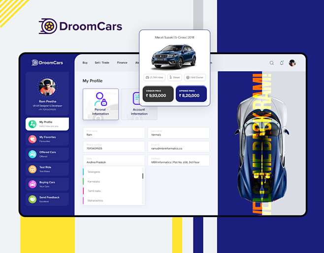 Droom Cars | User Da...