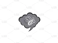 品牌名称,蜜蜂,幸福,两翼昆虫,张开翅膀,式样,可爱的,食品,大黄蜂,模板