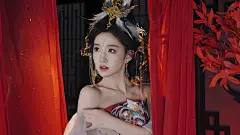 黄玉瑶 新倩女幽魂七夕婚服美女桌面壁纸